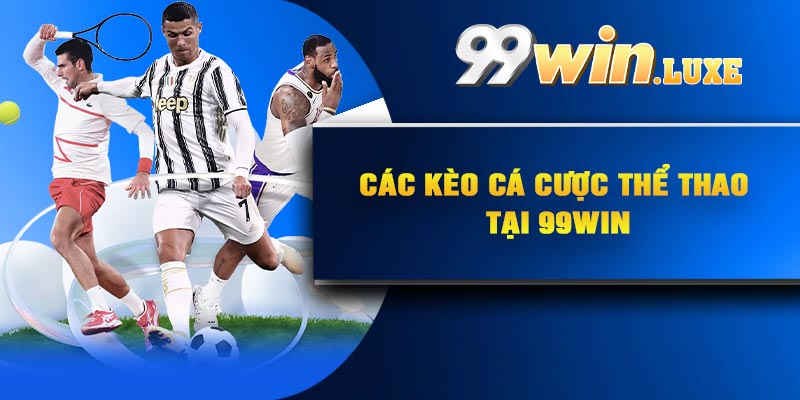 Các kèo cá cược thể thao tại 99Win