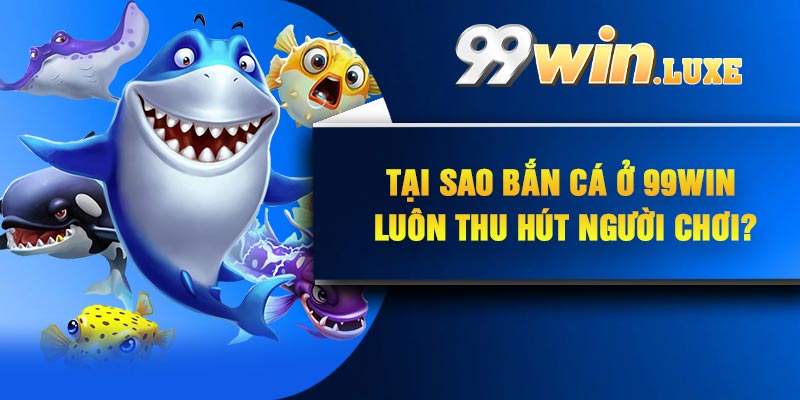 Tại sao bắn cá ở 99Win luôn thu hút người chơi?